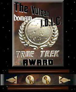 Vulcan I.D.I.C. Domain True Trek Award